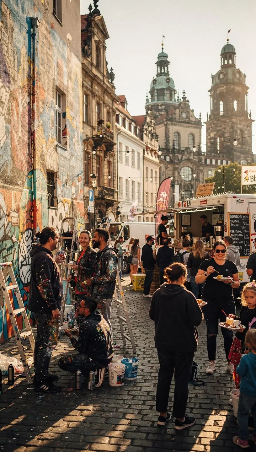 Reisebüromitarbeiter planen sorgfältig den Ablauf von Festivaltickets, Unterkunft und Transport.